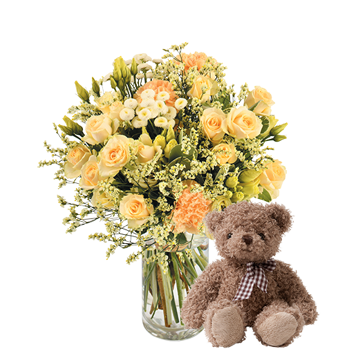 BOUQUET AUREAL ET SON OURSON 