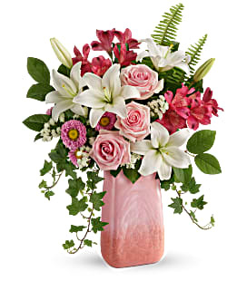 Paradis rose et peche
