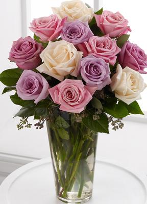 Le bouquet Roses pastel 