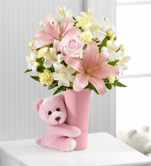 Bouquet Calins Bebe fille