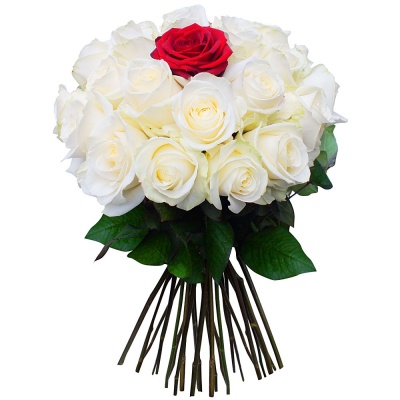 Bouquet de roses du coeur