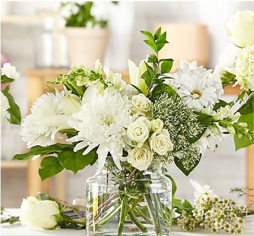 BOUQUET IVOIRE CLASSIQUE DU FLEURISTE  