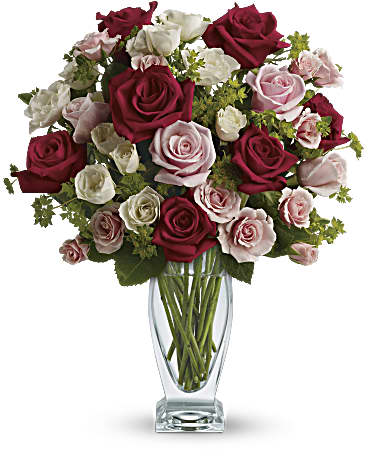 Creation de Cupidon avec des roses rouges