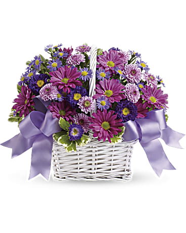 PANIER REVE DE MARGUERITES