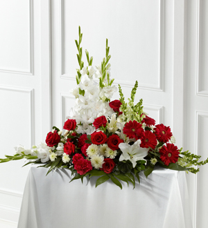 Arrangement Incarnat et Blanc 