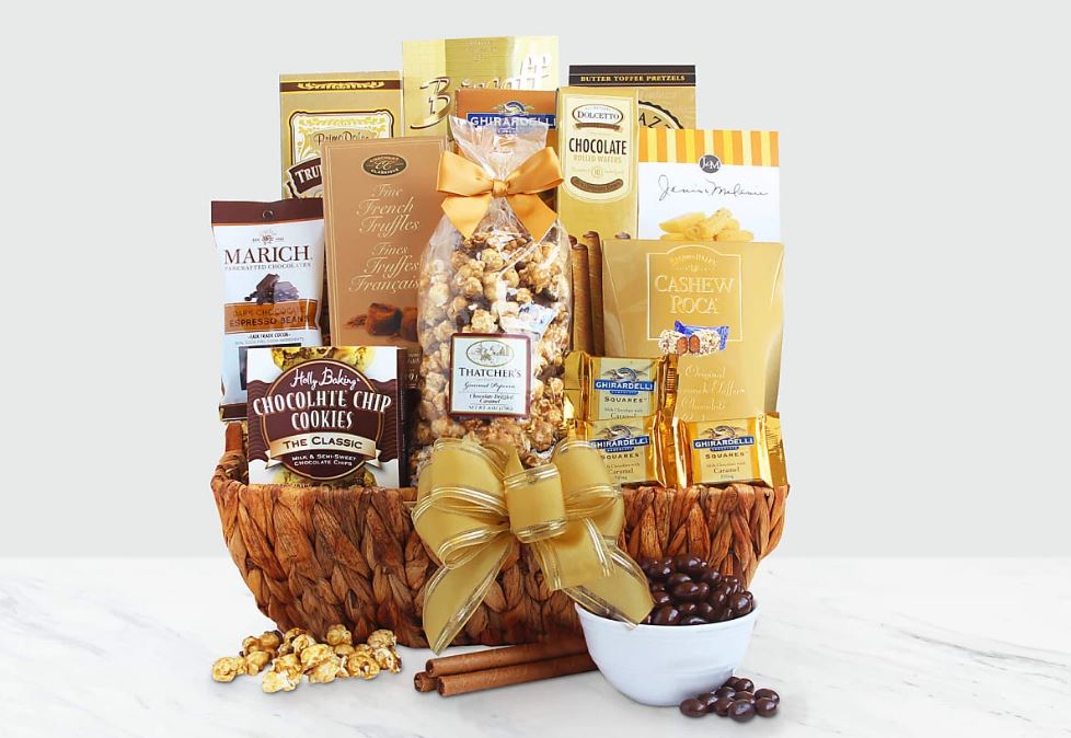 Panier Gourmet en or