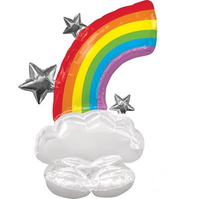 BALLON A L'HELIUM ARC-EN-CIEL