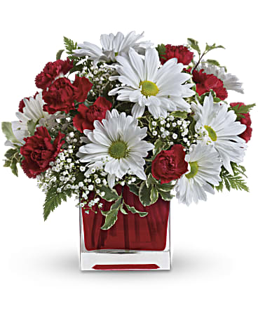 BOUQUET DELICE ROUGE ET BLANC