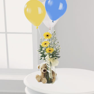 bouquet Ourson Bienvenue 