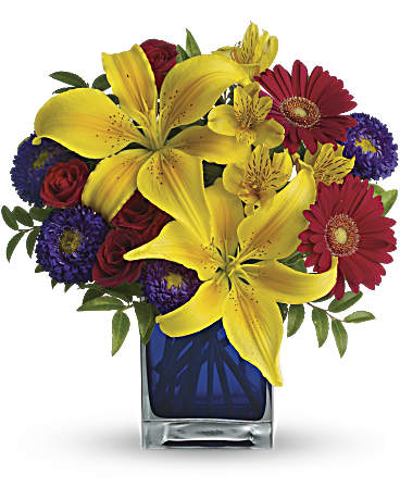BOUQUET CARAIBES BLEU