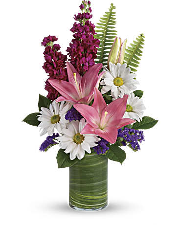ARRANGEMENT MARGUERITES ENJOUEES