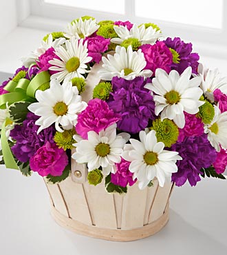 Bouquet  Fleuri dans un panier
